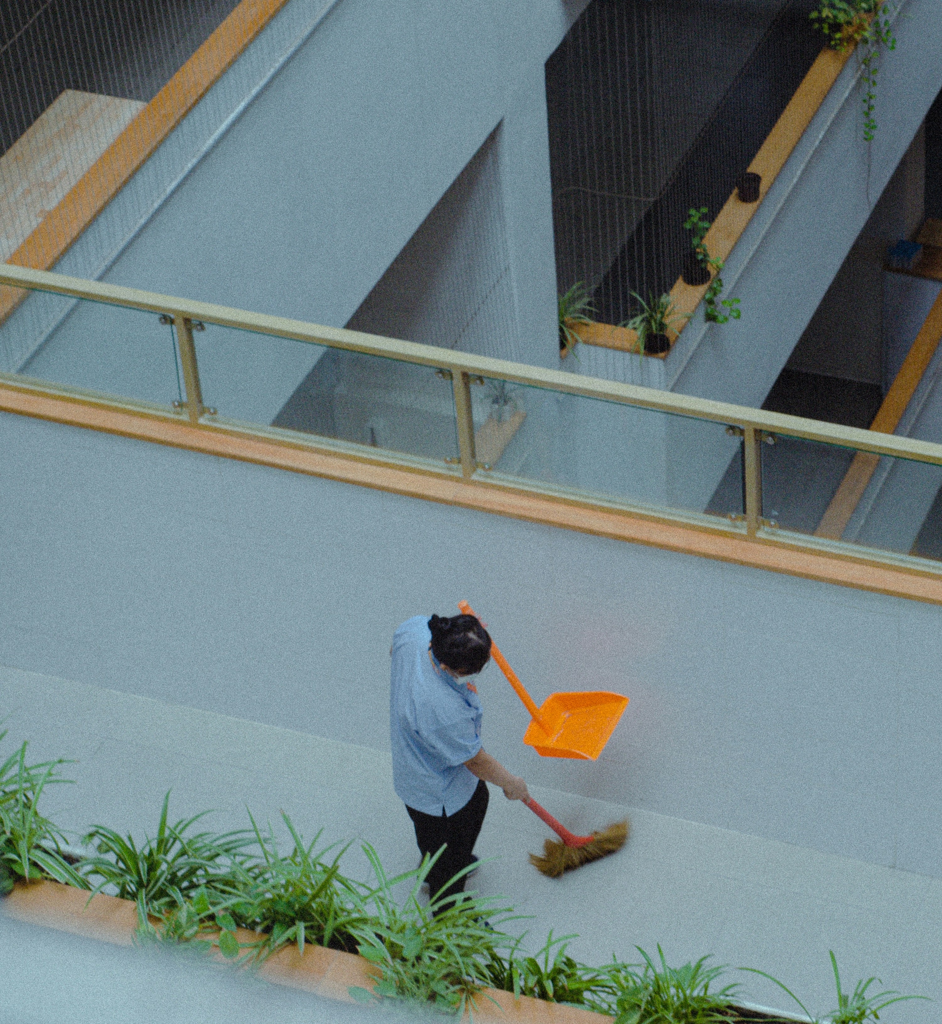 Professional ACME cleaning team using industrial-grade equipment and supplies